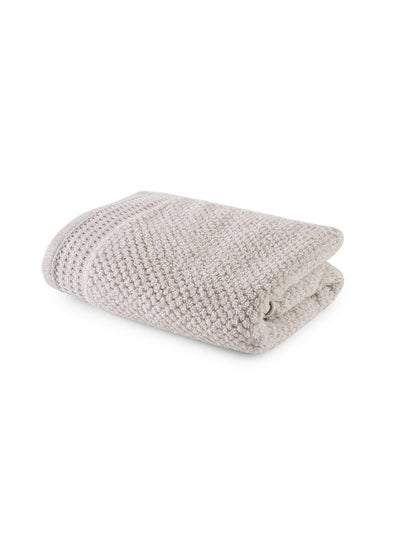 اشتري Textured Luxe Hand Towel 50X90Cm - Grey في الامارات