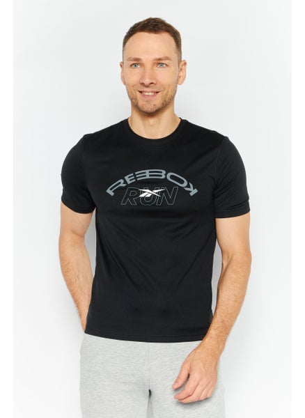 Buy Men Sportswear Fit Training T-Shirt, Black in UAE