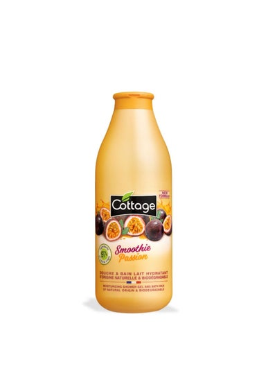 اشتري Moisturizing Shower Gel & Bath Milk Smoothie Passion 750 ml في الامارات