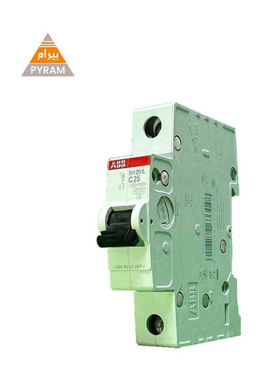 Buy Miniature Circuit Breaker 25 Ampere SH201L C 25 4.5KA 1 PHASE in Egypt