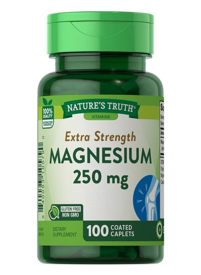 Buy Extra Strength Magnesium 250 Mg 100 Coated Caplets in Saudi Arabia