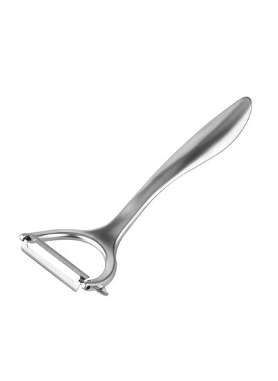 Buy Dual Stainless Steel Vegetable Peeler Silver in Saudi Arabia