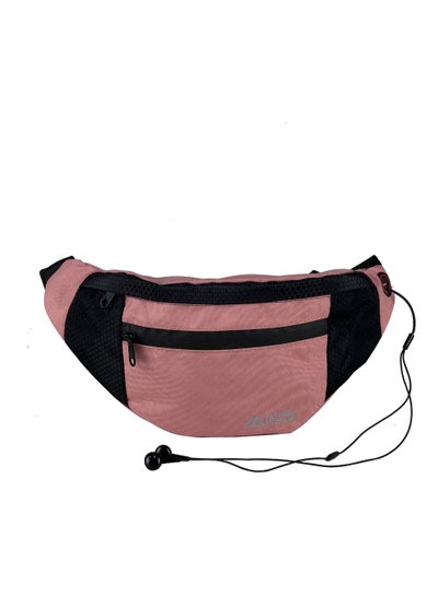 اشتري Fashion Pyramid Beehive Waist Bag With AUX Port - Pink في مصر