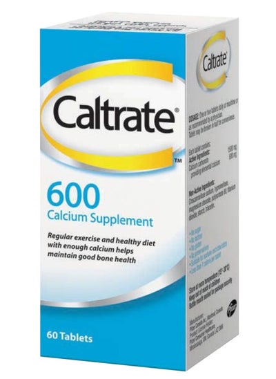 Buy Caltrate 600mg calcium Tablets 60's in UAE