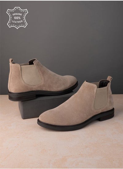 اشتري Genuine Leather Chelsea Boots في السعودية