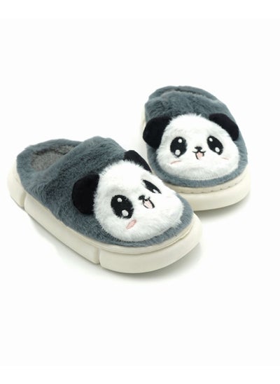 Buy Slippers for Girls Boys | Winter Warm Indoor Bedroom Shoes Kids | Anti Slip House Slippers Fuzzy in UAE