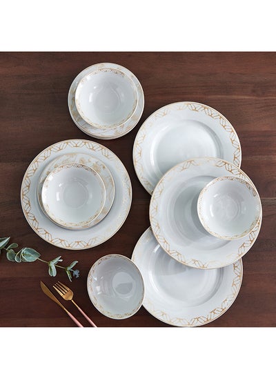 اشتري Premia 12-Piece Dinner Set 25.5 x 2 x 25.5 cm في السعودية