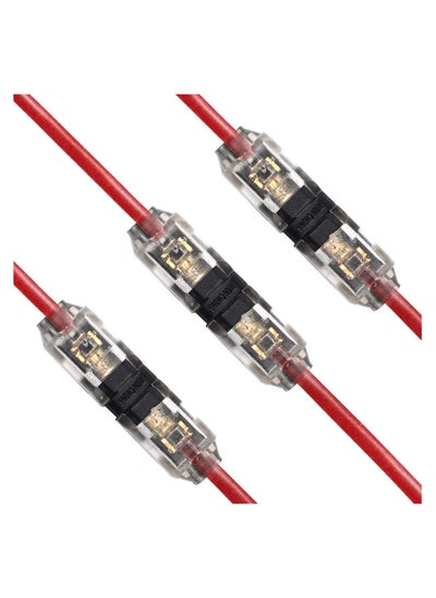 Buy Connectors, H Tap, Low Voltage Electrical Quick Splice, Wire Connectors, Solderless Without Stripping, Suitable for 20-22 AWG Electrical Wire Connection (12Pcs) in UAE