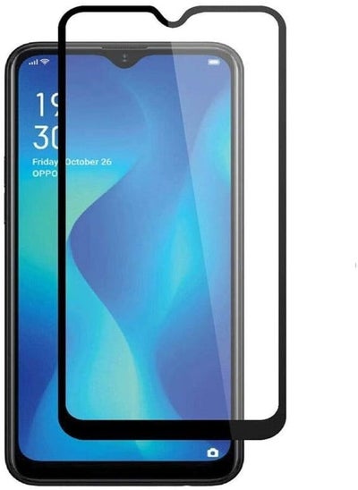 Buy Oppo A1K Glass Screen Protector - Black in Egypt