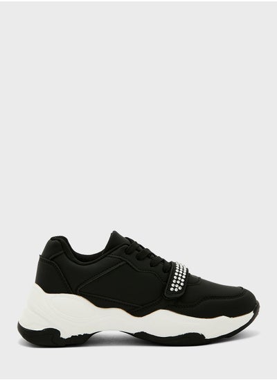 Buy Diamante Strap Chunky Sneaker in Saudi Arabia