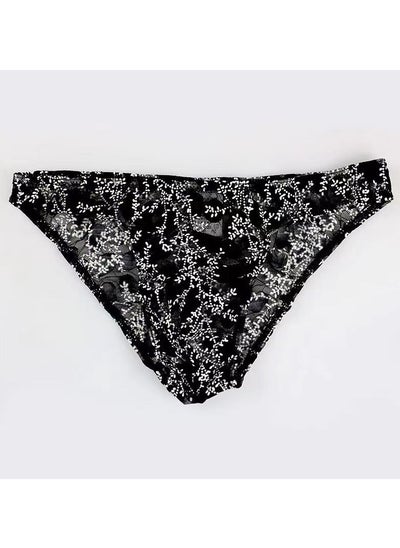 Buy Men's Translucence Lace Briefs Underwear in Saudi Arabia