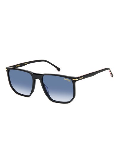 Buy Men's UV Protection Rectangular Shape Acetate Sunglasses CARRERA 329/S BLUE 46 - Lens Size: 46.1 Mm - Black in UAE