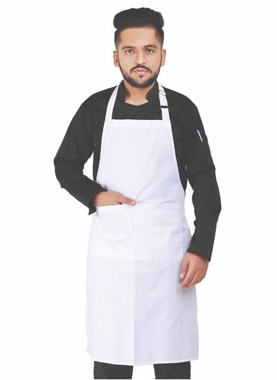 Buy YANEK Kitchen Apron | Unisex Chef Kitchen Adjustable Bib Apron with Pockets | For Home, Restaurant, Cafe in UAE