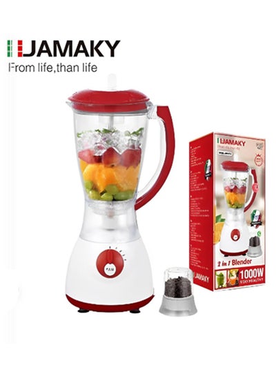 Buy Multifunctional 2in1 Blender, 1000W - JMK4012 , White Red in Egypt