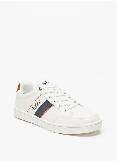 Buy Mens' Solid Sneakers with Lace-Up Closure in UAE