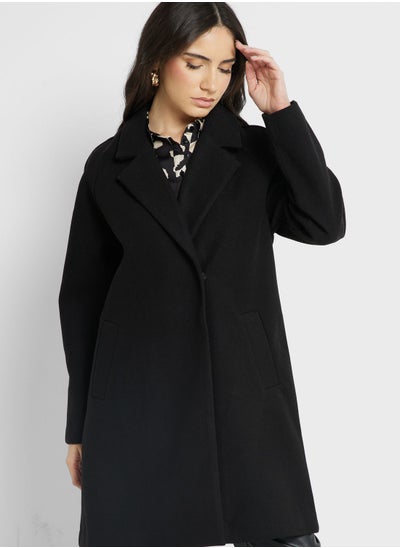 اشتري Pocket Detail Longline Coat في الامارات