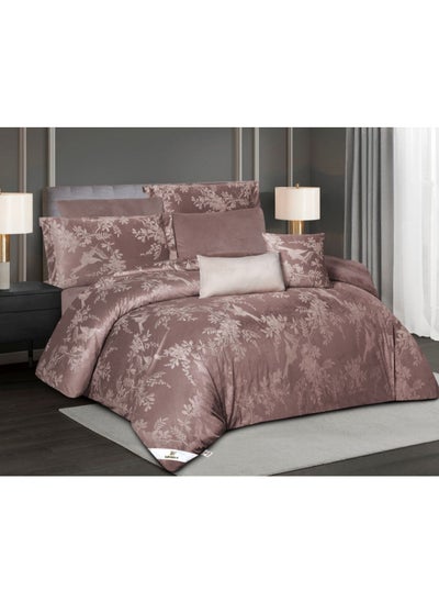 Buy Winter Duvet Set Made Of Fur And Velvet Reversible With Durable And Soft Fabric Heavy Filling 8 Pieces King Size in Saudi Arabia