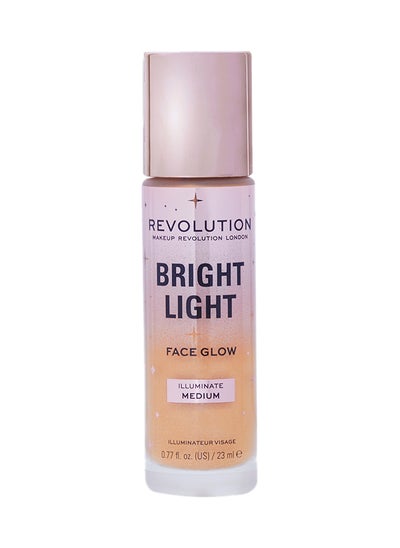 اشتري Makeup Revolution Bright Light Face Glow Illuminate Medium في الامارات