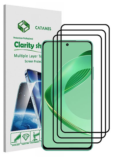 Buy 3 Pack For Huawei nova 11 SE Screen Protector 9H Hardness Scratch Resistance Screen Protector Touch Sensitive Case Friendly Tempered Glass Film in UAE