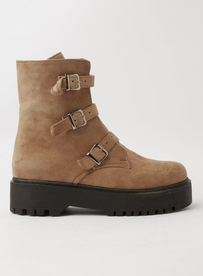 Buy Buckle Chunky Boots in Egypt
