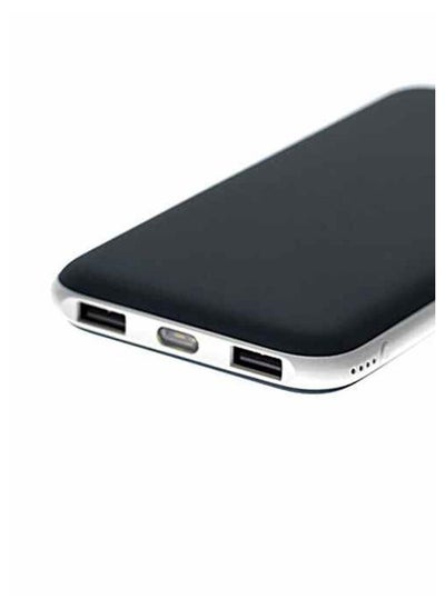 Buy Dual Port USB Power Bank Black/White in Saudi Arabia