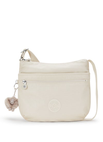 اشتري KIPLING Arto Medium crossbody Beige Pearl-108783KA في الامارات