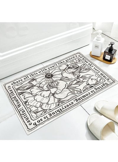 Buy Rugs Mat, Shower Floor Mats Bathroom Rug Slip Bath Mat Living Room Rugs (40X60CM, 6) in Saudi Arabia