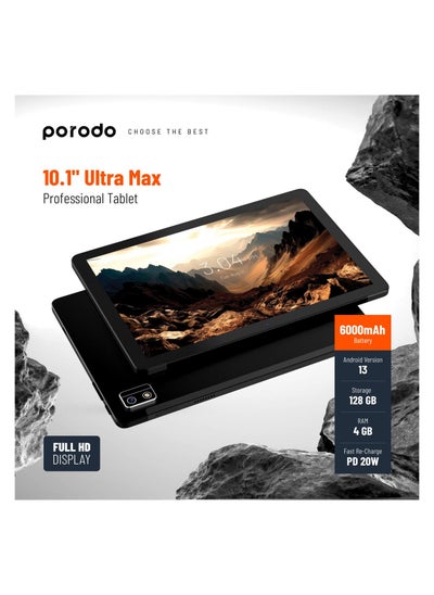 اشتري Porodo 10.1" Ultra Max Professional Tablet في الامارات