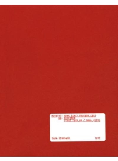 اشتري Dara Birnbaum: Note(s): Work(ing) Process(es) RE: Concerns (That Take on / Deal With) في الامارات