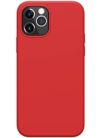 اشتري Nillkin Flex Pure Case for IPhone 12 and 12 pro - Red في مصر