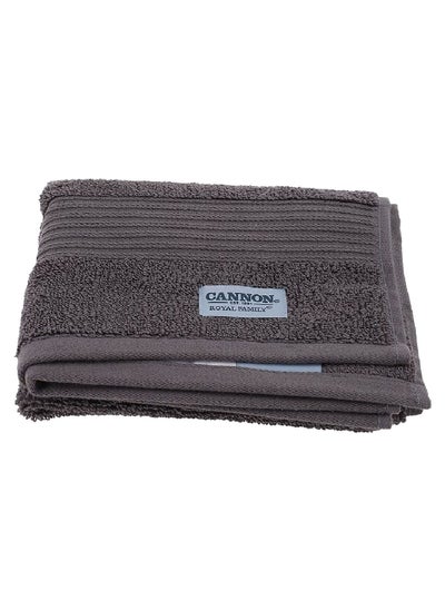 اشتري Highly Absorbent and Quick Drying Cotton Hand Towel Dark Grey 41 x 66 cm CN CS41X66-GRYD في السعودية