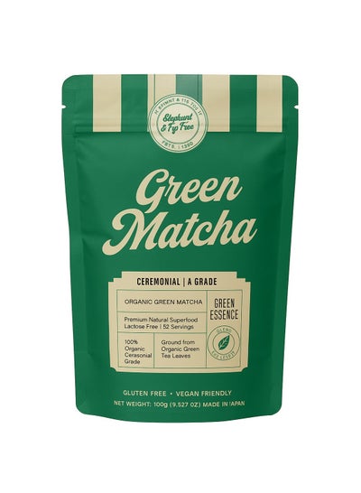 Organic Ceremonial Grade Japanese Matcha Green Tea Powder 100g Premium ...