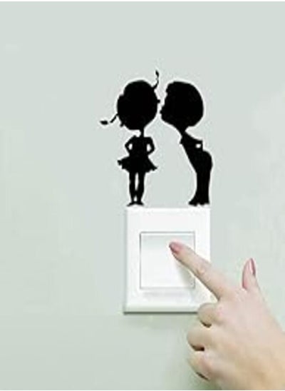 Buy Switch Panel Sticker - Boy & Girl, Home Decor, Waterproof Wall Sticker in Egypt