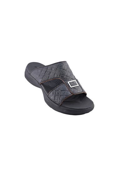 Buy 008-2929 Barjeel Uno Mens Arabic Sandals D197154 Black in UAE