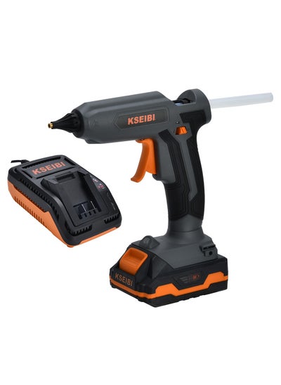 Buy KKP 20V-11, Cordless Glue Gun with 1 Battery 201C, Handheld Electric Power Glue Gun Full Size for Arts & Crafts & DIY,  Kids DIY School Craft Projects and Quick Home Repairs/Grey. in UAE