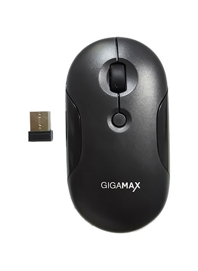 Buy Wireless Desk Mouse, G-1200, 1600 DPI Wired/Wireless Functional Mouse with 3 Modes Connectivity, Bluetooth and 2.4G Wireless, 4 Macro Buttons, Long Lasting Rechargeable Battery Capacity and for PC/Mac/Laptop Used in Home and office, Black in Egypt