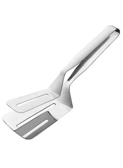 Buy Steak Clamp, Multifunctional Stainless Steel Food Flipping Spatula Tongs Clip for Beefsteak Bread Hamburger BBQ Meats Pizza Pies Bread Fish Turner Kitchen Shovel in UAE