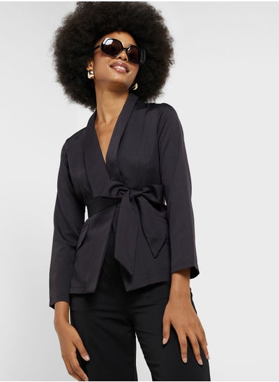 Buy Belted Blazer in UAE