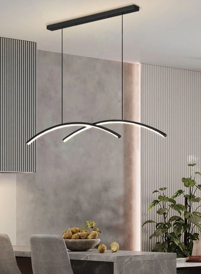 Buy Architectural Pendant Light Ceiling Light Chandelier Hanging Light for Living Room Bedroom Dining Office Retail Three Lights Colour Adjustable 26W L90 cm in UAE