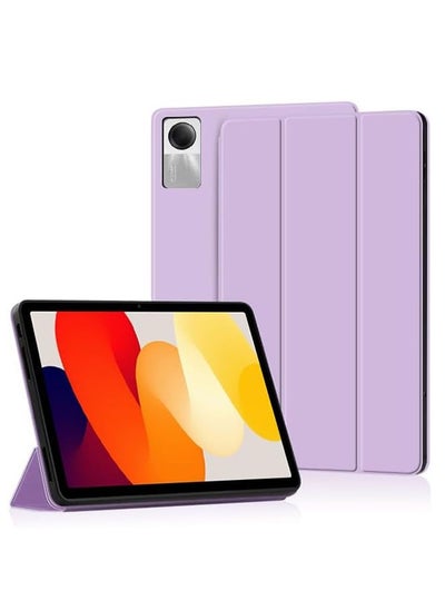 اشتري حافظة لهاتف Xiaomi Redmi Pad SE مقاس 11 بوصة مع حامل ثلاثي الطي خفيف الوزن [نوم/تنبيه تلقائي] في السعودية