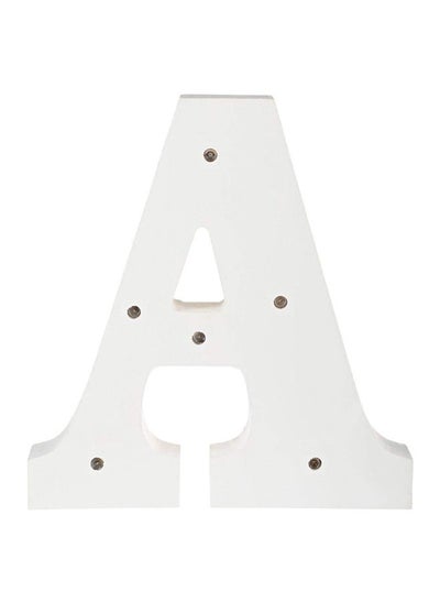 Buy Decorative Wooden Letter A With LED Lights Hanging Type in Egypt