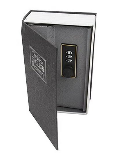 اشتري Home Safe Book Shape Black 18x11cm في مصر