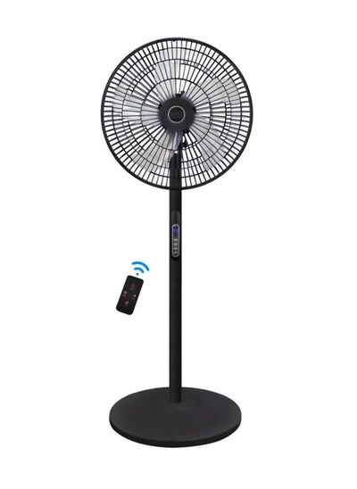 Buy Pedestal Fans,Fans For Home,16" Oscillating Pedestal Stand Up Fan, Adjustable Height,9-Hour Timer,Remote Control Timing 8 Speed Air Fan,5 Blade Quiet Oscillating Fan,for Bedroom Living Room (Black) in Saudi Arabia