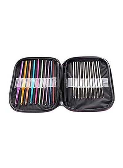 Buy Cutebox 22Pcs Mixed Aluminum Handle Crochet Hooks  Ergonomic Knitting Knit Needles  Weave Yarn Set  0.6-6.5Mm in Egypt