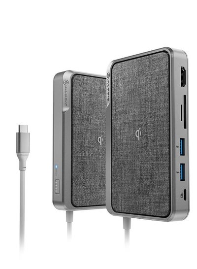 Buy Alogic USB-C Dock Wave All-in-One/USB-C Hub with Power Delivery Space Grey in UAE