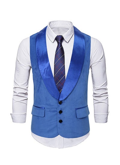 Buy New Slanted Placket Zipper Suit Vest in Saudi Arabia