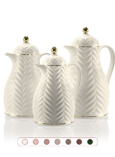 Buy Thermos tea set consisting of three pieces (liter and a half + liter + half liter) in Saudi Arabia