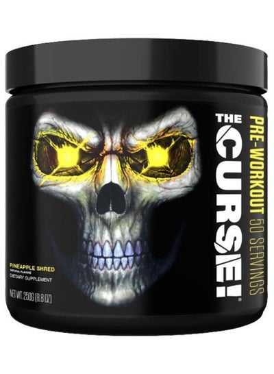 Buy The Curse Pre-Workout Pineapple Shred 50 Servings 250g in UAE
