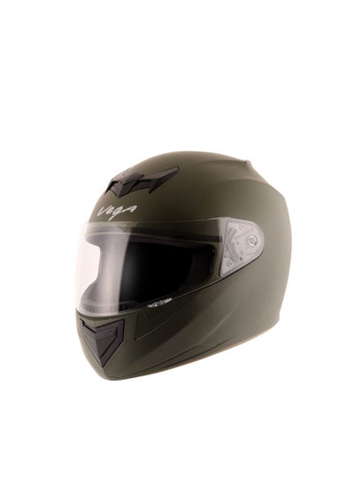 Buy VEGA EDGE DX-DBG Dull Battle Green Helmet in UAE