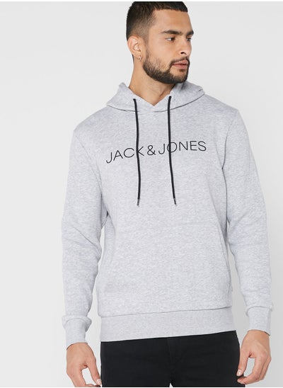 Buy Logo Print Hoodie in Saudi Arabia